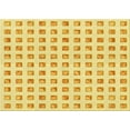 thumbnail image 1 of Ahgly Company Indoor Rectangle Patterned School Bus Yellow Area Rugs, 8' x 12', 1 of 6