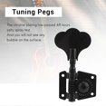 thumbnail image 2 of 5Pcs Guitar Accessory Vintage Open Bass Guitar Tuning Keys Pegs Machine Heads Tuners Black 1L4R for, 2 of 5