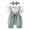 F026-Green, variant on hengsof Newborn Baby Girl Clothes Short Sleeve Bow Romper One Piece Jumpsuit Fall Infant Outfits 1-18 Months