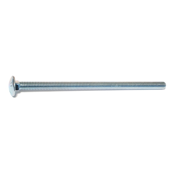 5/16"-18 x 6" Zinc Grade 2 / A307 Carriage Bolts (50 pcs.)