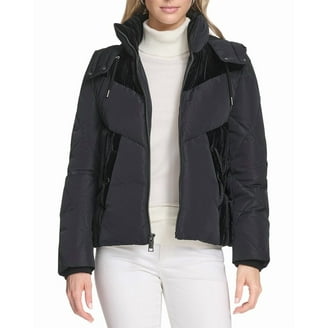 Michael Kors Women's Reversible Packable Down Jacket (Black, L