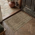 thumbnail image 4 of BERTHMEER 2'x3' Small Area Rugs for Kitchen Bedroom Entryway Dorm Entrance Bathroom Vintage Non Slip Washable Traditional Oriental Rugs,Brown, 4 of 6