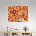 thumbnail image 3 of Bingfone Hippie Flower Tapestry Wall Hanging Decor For Living Room Bedroom Dorm Classroom Office Decor 29x37 Inch, 3 of 9