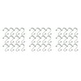 thumbnail image 6 of MLINS 36 pcs  Shower Curtain Hooks S Shaped Roller Beads Hooks Metal Shower Curtain Hooks, 6 of 8