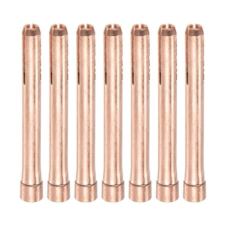 

Uxcell TIG Collet 2.4x50mm Stubby Collet Tungsten Electrode Collet Tips Replacement 10 Pack