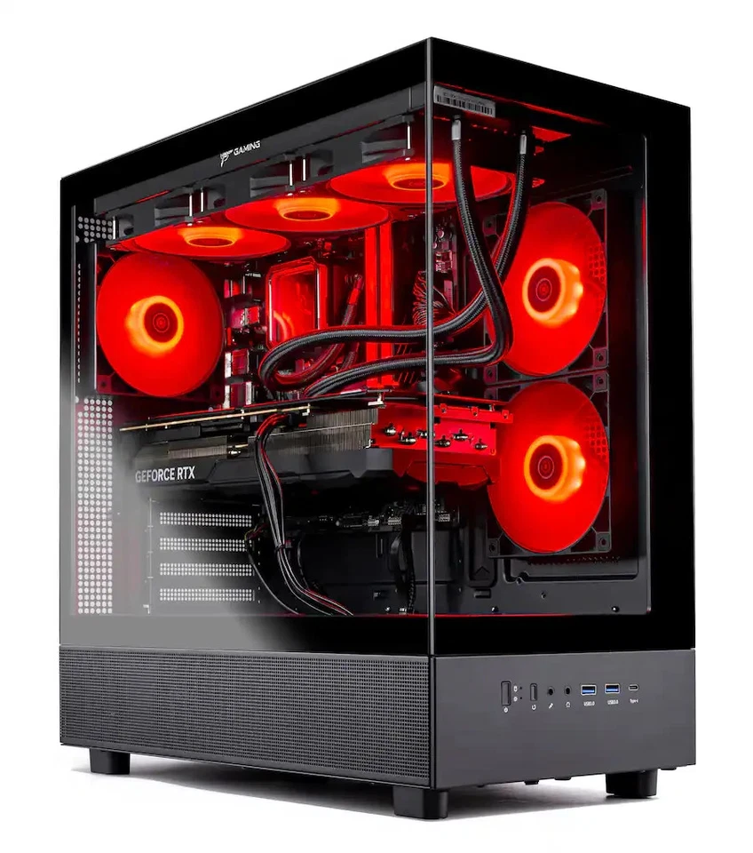 Skytech Gaming - AZURE3 Gaming PC - INTEL Ultra 7 U7 265K - 32GB Memory - NVIDIA GeForce RTX 5070 - 2TB NVMe SSD - Black