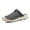 Gray, variant on Men's Breathable Mesh Closed-Toe Mule Sandals, Slip-On Shoes with Adjustable Back Strap, Lightweight Footwear for Summer, Casual, and Outdoor Use