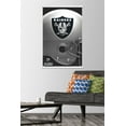 thumbnail image 3 of NFL Las Vegas Raiders – Logo 20 Wall Poster with Wooden Magnetic Frame, 22.375" x 34", 3 of 3