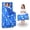 Blue Dinosaurs, variant on Nap Mat With Pillow And Blanket Extra Large Rolled Napping Mats Slumber Bags For Sleeping Bag Travel Camping