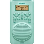 Sangean H205TQ AM/FM Weather Alert Waterproof Shower Radio Turquoise