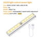 thumbnail image 3 of Naiovety Luz LED para armario, lámpara de movimiento de atenuación inalámbrica para cocina, tira de Sensor de movimiento recargable por USB, lámpara Iluminación y accesorios Naiovety HA021055-00, 3 of 6