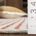 thumbnail image 5 of SAFAVIEH Cape Cod Rowina Wavy Striped Area Rug, Ivory/Rust, 8' x 10', 5 of 11