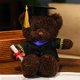 thumbnail image 5 of Juguete de peluche de oso de graduación | Gafas de bata doctoral Scroll | Peluche suave | Regalo Conmemorativo de Graduación | Muñeca de tela de poliéster | Decoración de la oficina en casa | 1, 5 of 7