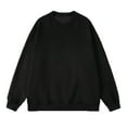 thumbnail image 2 of Fesfesfes Oversized Sweatshirt for Men Casual Round Neck Long Sleeve Pullover Color Sweatshirts Blouse Crewneck Sweatshirts Under 10$, 2 of 4