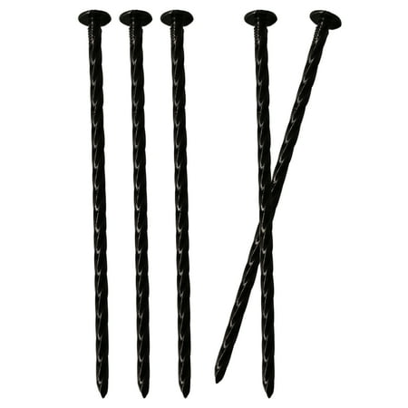 EISENSP Spiral Landscape Edging Anchoring Spikes 9-inch  Heavy-Duty Steel Landscape Stake for Paver Edging  Weed Barrier  Artificial Turf & More (50PCS)