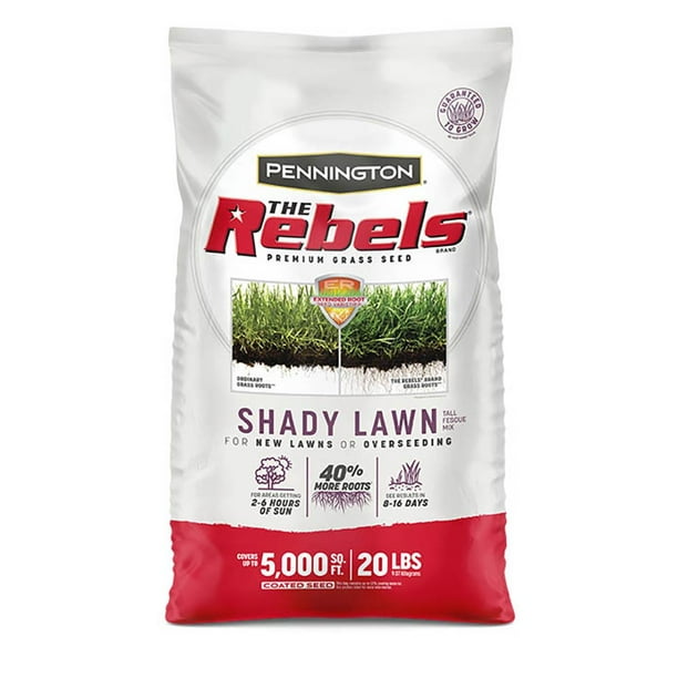 Pennington Rebels Shady Lawn Grass Seeds Mix, for Moderate to Heavy