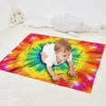 thumbnail image 2 of Rainbow Tie Dye Mandala Pattern Blanket,Comfortable Soft Flannel Throw Blanket,All Season,Warm Lightweight Blankets for Sofa Bed Couch Living Room Chair,30"x40", 2 of 4