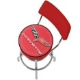 thumbnail image 3 of Trademark Gameroom Corvette C6 Red Bar Stool with Back Rest, 3 of 5