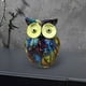thumbnail image 4 of Estatuilla De Búho Baoblaze Resina Moderna Colorido, 4 of 5