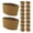 Light Brown, variant on BRIGHTFUFU 25-Pack Disposable Paper Cup Sleeves for Hot Coffee, Portable and Replaceable Bottle Insulators
