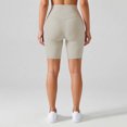 thumbnail image 5 of Sokhug Womens High Waisted Biker Yoga Shorts Athletic Workout Shorts Stretch Solid Color Casual Wear Running Cycling Active Shorts, 5 of 5