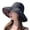 Black, variant on Women Fashion Reversible Sun Hat Dual Side Wear UV Protection Adjustable Brim Casual Summer Beach Cap Khaki