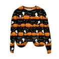 thumbnail image 5 of Towmus Halloween Sweatshirt for Women Casual Crewneck Long Sleeve Graphic Womens Sweatshirts, 5 of 5
