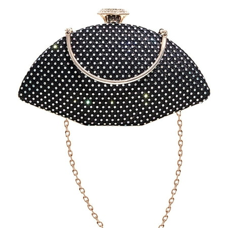 Bling Rhinestone Purse for Women Sparkly Clutch Handbag Crossbody Bag for Evening Wedding Party