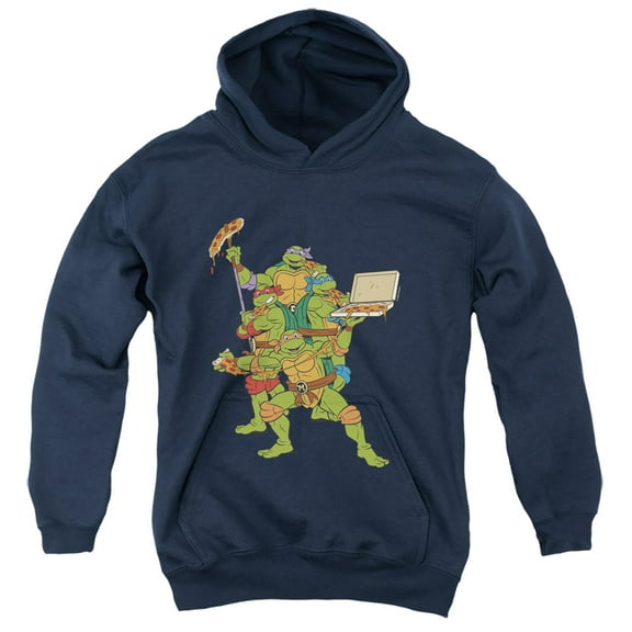 TMNT Teenage Mutant Ninja Turtles Pizza Party Unisex Youth Pull-Over Hoodie