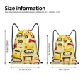 thumbnail image 2 of Bingfone Funny Construction Vehicles Drawstrings Backpacks Bags for Men Women Gym Drawstrings Bag-Small, 2 of 6