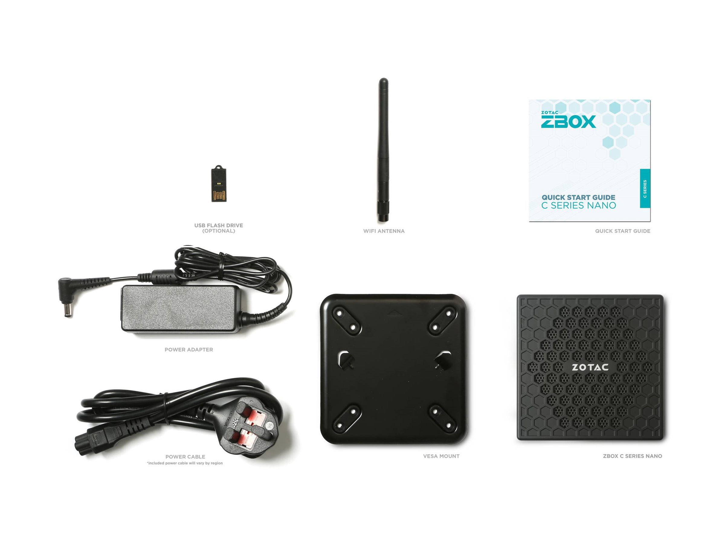 Zotac ZBOX nano ZBOX-CI337NANO-U Barebone System, Mini PC, Intel N-series N100 800 MHz Quad-core (4 Core)