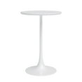 thumbnail image 4 of Jamesdar Kurv Steel Counter Height Cafe Table in White, 4 of 5