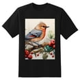 thumbnail image 2 of Plus Size Shirt for Women Oversized Black Tops for Women Short Sleeves Shirt for Women Red-Browed Bird 21 T Shirt Crewneck Shirt for Women M, 2 of 5