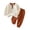 Brown, variant on GPOECD Boys Outfits Versatile Two Piece Autumn Winter Sweatshirt and Track Pants with Cozy Long Sleeve Top Boys' Clothing Sets,Blue,18-24 Months