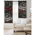 thumbnail image 2 of Western Boho Blackout Curtains for Bedroom Living Room Darkening Curtains 54 Inch Long Farmhouse Country Rustic Chic Wild Nature Cabin Deer Short Curtain for Small Window Treatment Drapes 42"x54"x2, 2 of 9