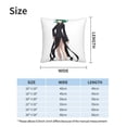 thumbnail image 4 of Fundas de almohada de terciopelo de One Punch Man, fundas de almohada decorativas suaves y acogedoras con cremallera oculta para dormitorio, sofá, sillón, funda de almohada de terciopelo, 4 of 8
