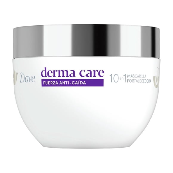 Mascarilla capilar Dove Derma Care fuerza anti-caída 10 en 1, 270 g
