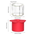 thumbnail image 2 of Silicone Ice Tray With Lid, Easy To Remove From The Mold, Water Cup Ice Tray Mold, 40oz Cylindrical Ice, 2 of 4