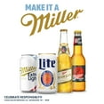 thumbnail image 6 of Miller Extra Light American Beer, 18 Pack, 12 fl oz Aluminum Cans, 2.8% ABV, 6 of 6