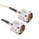 thumbnail image 3 of N Macho a N Macho Ultra Baja Pérdida RG316 Coaxial Cable 50 Ohm 4Pies, 3 of 5