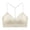 White, variant on Bras Womens Seamless T Back Everyday Bra With Adjustable Strap Breathable Fit Everyday Bras