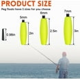 thumbnail image 3 of Peg Floats Fishing Bobbers, Catfish Floats Foam Cigar Fishing Float Bobbers Catfish Rig Slip Bobbers Fishing Cork Bobbers with Pipe Plug 3in 30pcs, 3 of 6