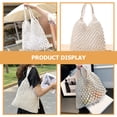 thumbnail image 4 of Bolso de mano de playa para mujer, bolso de playa de ganchillo de verano, bolso de hombro grande, bolso de viaje, 4 of 6