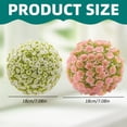 1Pc Artificial Flower Ball Outdoor Artificial Flowers For Garden,Pu ...
