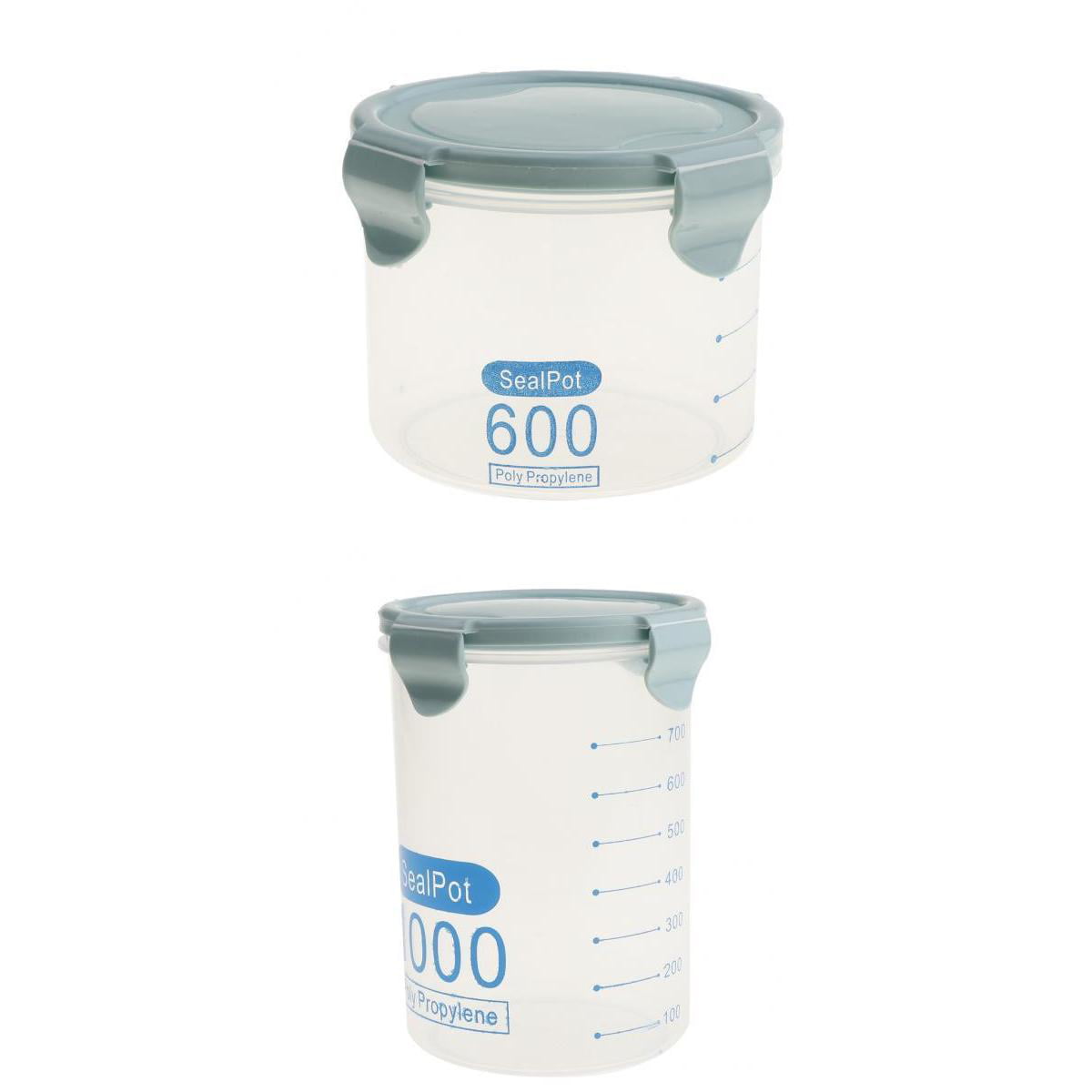 s Cereal Container Storage Containers Dispenser Keepers 1000ml+600ml ...
