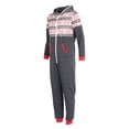 thumbnail image 2 of ITFABS Family Matching Christmas Pajamas Set,Festival Snowflake One-Piece Hooded Zip-Front Rompers, 2 of 9