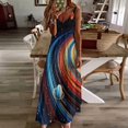 thumbnail image 2 of Galaxy Star Outer Space Design Sleeveless Dress Woman Fashion Long Dresses Women's Summer Suit Dress 2025, 2 of 6