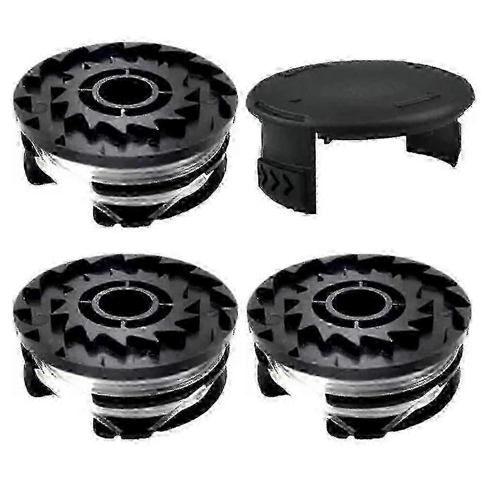 For Parkside Lawn Mower 6 Spool + 1 Spool Cap Grass Trimmer Accessories Set, TLP-01 / TLP-01-1 - JA