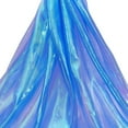 thumbnail image 2 of 4 Yards Organza Sheer Fabric Blue Lace Fabric Ribbon Holographic Gauze Cloth Iridescent Craft Cloth Lace for Curtain Wedding Dress DIY Supplies Home Decor Photography Background, 2 of 9
