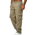 thumbnail image 3 of Frontwalk Fashion Athletic Cargo Pants for Men Straight Leg Sweatpants Trousers Dry Fit Cargo Pants Mens Long Pants, 3 of 3